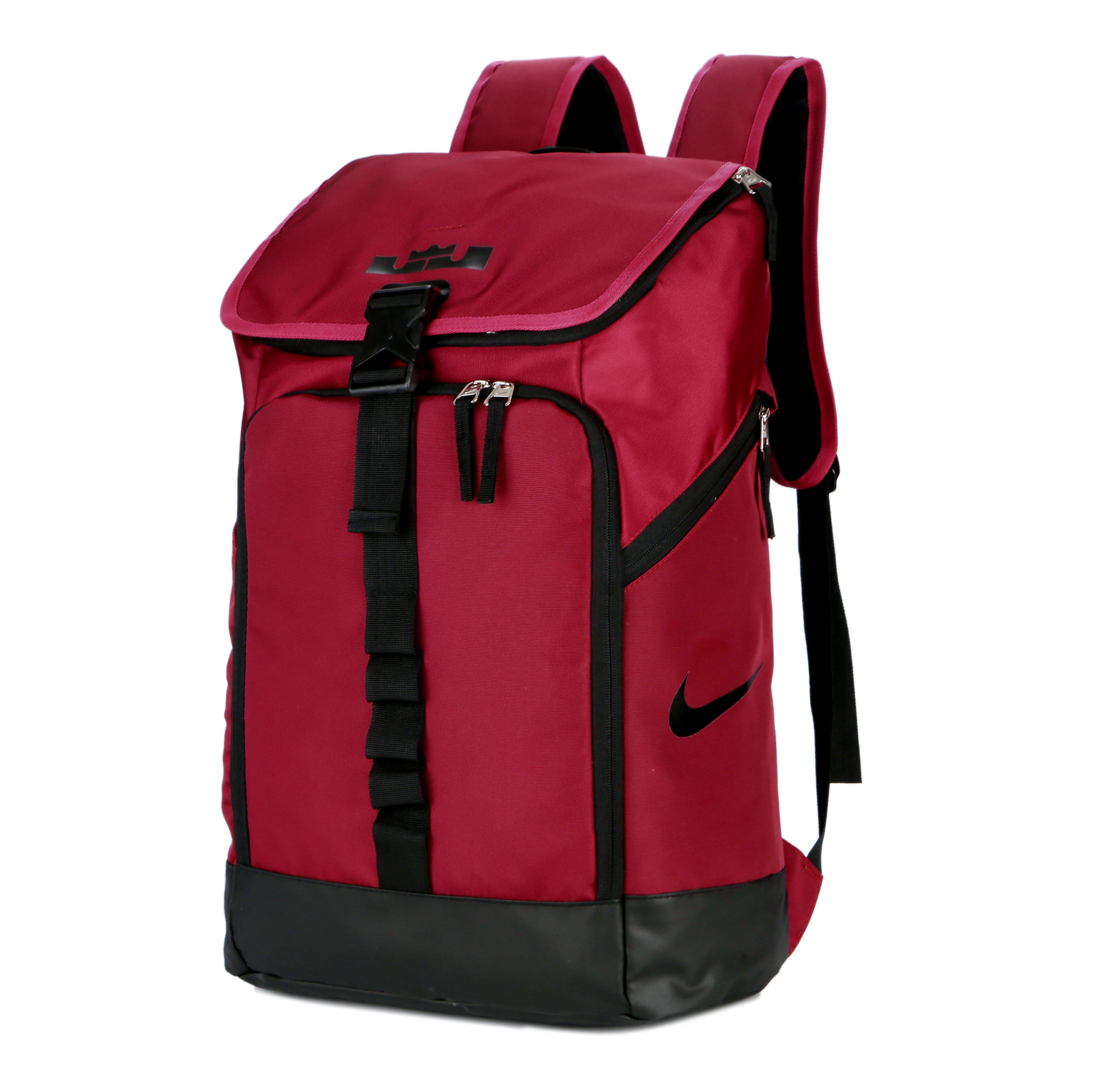 Nike LeBron Backpack Wine Red Black